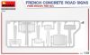 Picture of 1/35 French Concrete Road Signs 1930-40's. Paris Region - MiniArt 35659