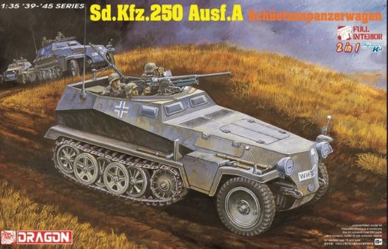 Picture of 1/35 Sd.Kfz.250 Ausf.A (2 in 1) – Dragon 6426