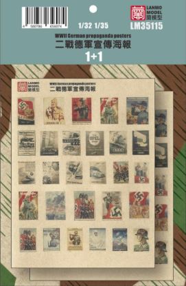 Picture of 1/35 WWII German Propaganda Posters (1+1 Set) – Lanmo LM35115