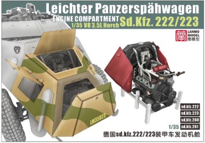 Picture of 1/35 WWII germany sd.kfz.222/223 ENGINE COMPARTMENT - Lanmo LM35023