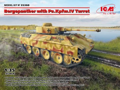 Picture of 1/35 Bergepanther with Pz.Kpfw.IV Turret - ICM 35360