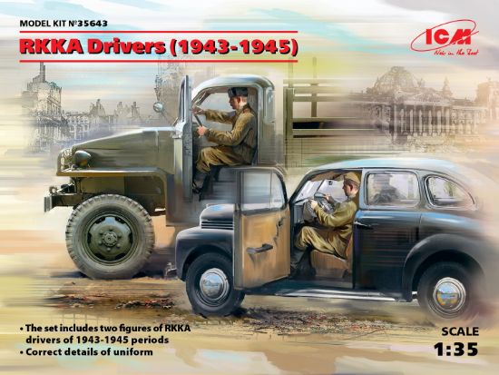 Picture of 1/35 RKKA Drivers (1943-1945) (2 figures) - ICM 35643