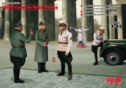 Picture of 1/35 WWII German Road Police (5 figures) - ICM 35633