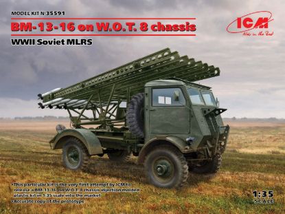 Picture of 1/35 BM-13-16 on W.O.T. 8 chassis, WWII Soviet MLRS - ICM 35591