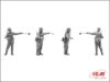 Picture of 1/35 German Patrol (1939-1942) (4 figures - 1 officer, 2 soldiers, 1 civilian) - ICM 35561