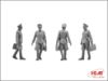 Picture of 1/35 WWII German Staff Personnel (4 figures) - ICM 35611