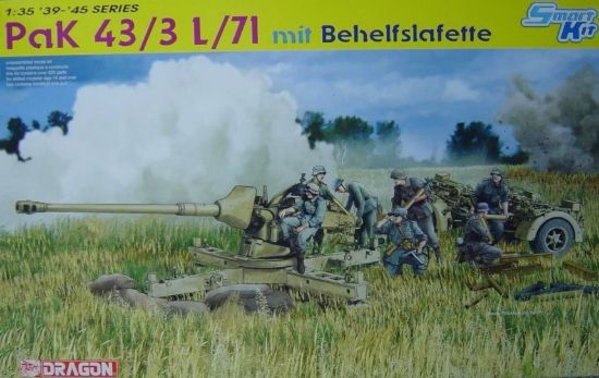 Picture of 1/35 PaK 43/3 L/71 mit BEHELFSLAFETTE - Dragon 6522