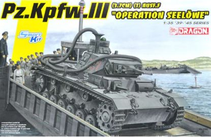 Picture of 1/35 Pz.Kpfw.III (3.7cm) (T) Ausf.F "OPERATION SEELÖWE" - Dragon 6877