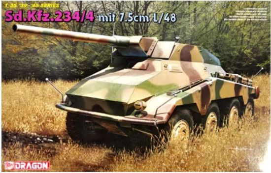 Picture of 1/35 SD KFZ 234 MIT 7.5 CM L/48 - Dragon 6814