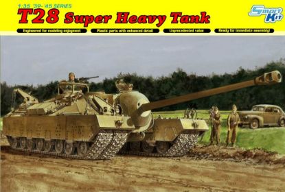 Picture of 1/35 T28 SUPER HEAVY TANK (SMART KIT) - Dragon 6750