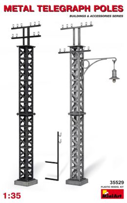 Picture of 1/35 Metal Telegraph Poles - MiniArt 35529