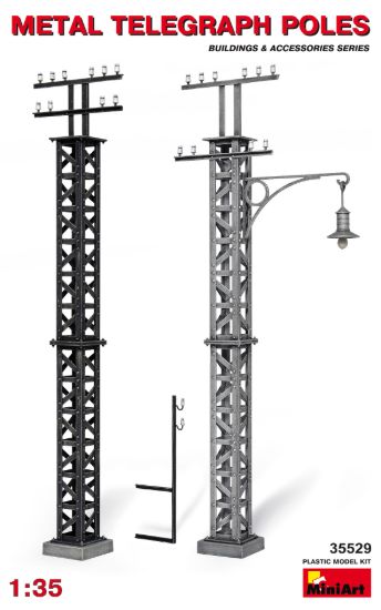 Picture of 1/35 Metal Telegraph Poles - MiniArt 35529