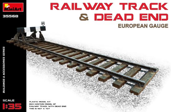 Picture of 1/35 Railway Track & Dead End (European Gauge) - MiniArt 35568