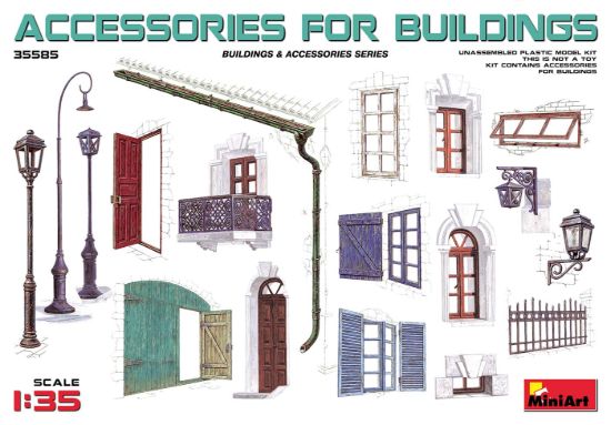 Picture of 1/35 Accessories for Buildings - MiniArt 35585