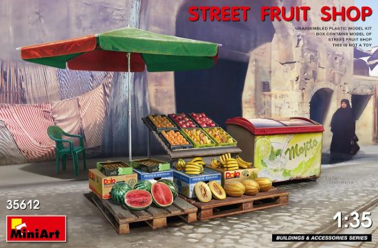 Picture of 1/35 Street Fruit Shop - MiniArt 35612