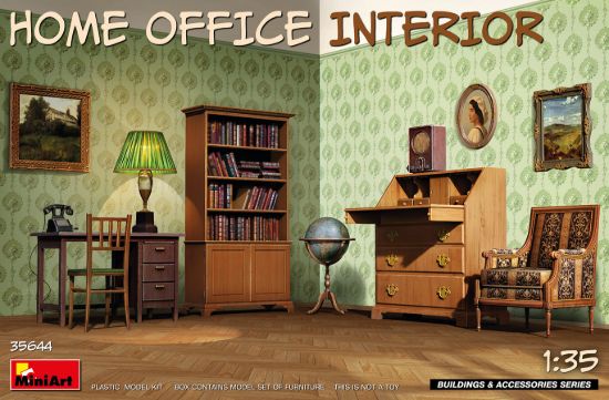 Picture of 1/35 Home Office Interior  - MiniArt 35644