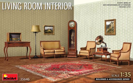 Picture of 1/35 Living Room Interior - MiniArt 35646
