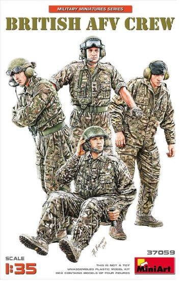 Picture of 1/35 British AFV Crew - MiniArt 37059