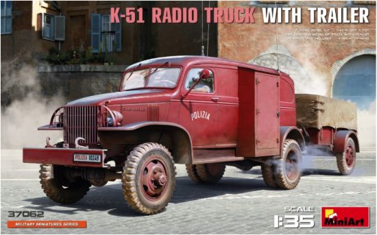 Picture of 1/35 K-51 Radio Truck w/ Trailer - MiniArt 37062