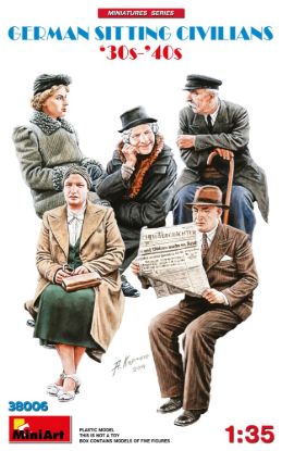 Picture of 1/35 German Sitting Civilians '30s-'40s - MiniArt 38006