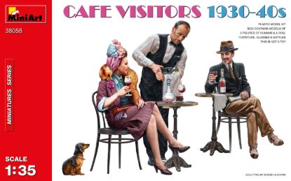 Picture of 1/35 Cafe Visitors 1930-40s - MiniArt 38058