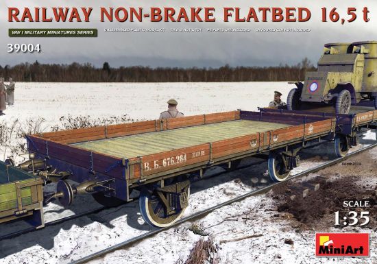 Picture of 1/35 Railway Non-brake Flatbed 16,5 t - MiniArt 39004