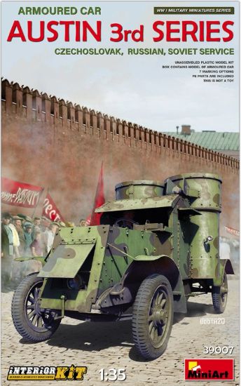 Picture of 1/35 Austin Armoured Car 3rd Series: Czechoslovak,  Russian, Soviet Service. Interior Kit - MiniArt 39007