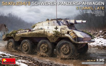 Picture of 1/35 Sd.Kfz.234/3 Schwerer Panzerspähwagen «Stummel» Late - MiniArt 53046