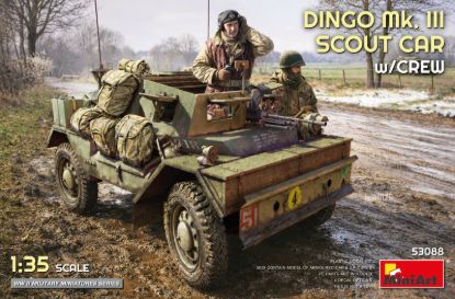 Picture of 1/35 Dingo Mk. III Scout Car  w/Crew - MiniArt 53088