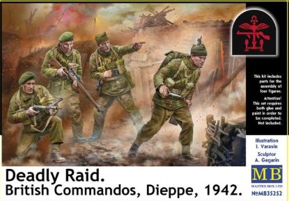 Picture of 1/35 Deadly Raid. British Commandos, Dieppe, 1942 - Master Box 35252