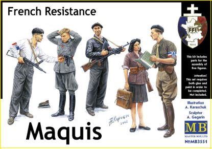 Picture of 1/35 Maquis, French Resistance  - Master Box 3551