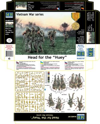 Picture of 1/35 Head for the Huey", Vietnam War series"  - Master Box 35107