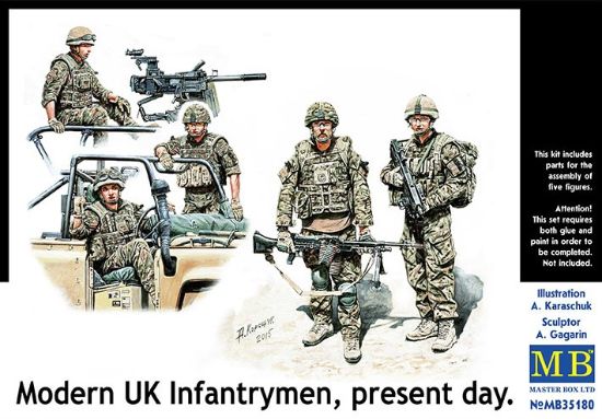 Picture of 1/35 Modern UK Infantrymen, present day  - Master Box 35180