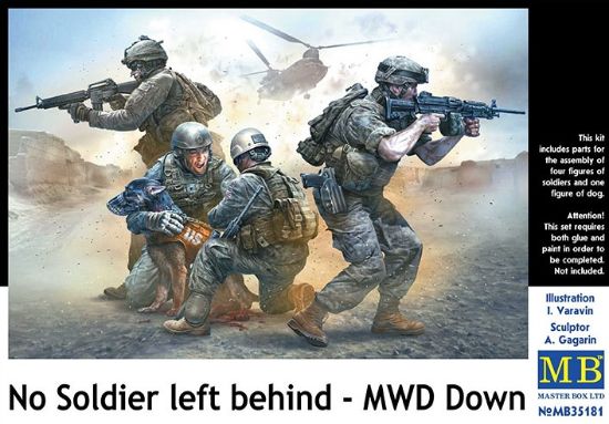 Picture of 1/35 No Soldier left behind - MWD Down  - Master Box 35181