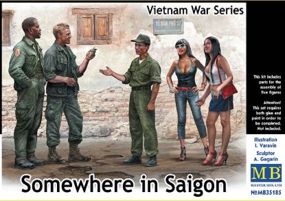 Picture of 1/35 Somewhere in Saigon, Vietnam War Series  - Master Box 35185