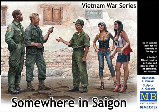 Picture of 1/35 Somewhere in Saigon, Vietnam War Series  - Master Box 35185