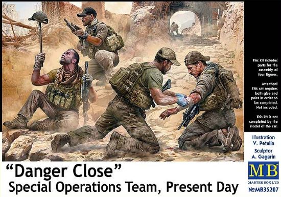 Picture of 1/35 Danger Close. Special Operations Team, Present Day  - Master Box 35207