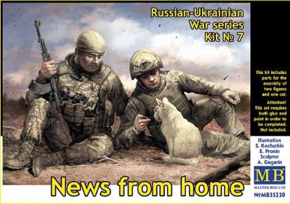 Picture of 1/35 Russian-Ukrainian War series, kit № 7. News from home  - Master Box 35230