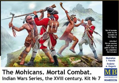 Picture of 1/35 The Mohicans. Mortal Combat. Indian Wars Series, the XVIII century. Kit No 7  - Master Box 35236
