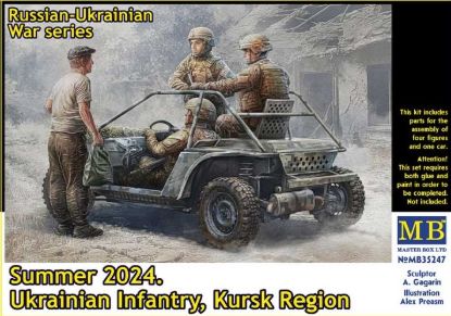 Picture of 1/35 Russian-Ukrainian War series. Summer 2024. Ukrainian Infantry. Kursk Region  - Master Box 35247