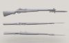 Picture of 1/35 M1 Garand w/fixed Bayonet set (5ea) - Legend Productions LF3D031