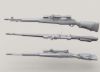 Picture of 1/35 M1D Sniper Garand set (5ea) - Legend Productions LF3D032