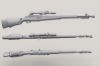 Picture of 1/35 M1D Sniper Garand set (5ea) - Legend Productions LF3D032