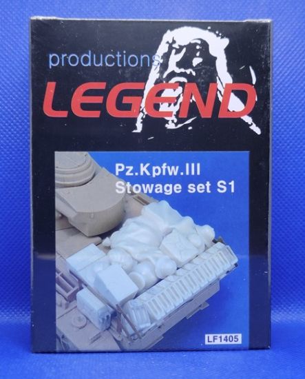 Picture of 1/35 Pz.Kpfw.III Stowage set S1 - Legend Productions LF1405