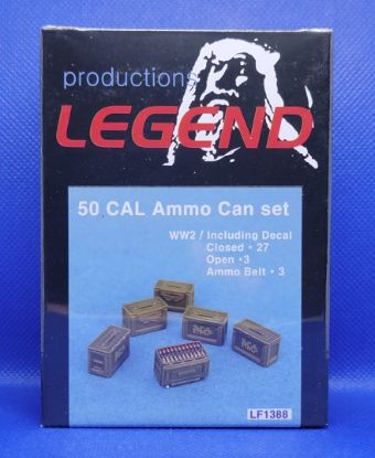 Picture of 1/35 WWII 50 CAL Ammo Box set (30ea / Including Decal) - Legend Productions LF1388