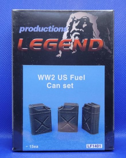 Picture of 1/35 WWII US Fuel Can set (15ea) - Legend Productions LF1401