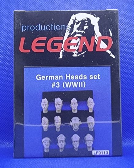 Picture of 1/35 German Heads set #3 (WWII) - Legend Productions LF0113
