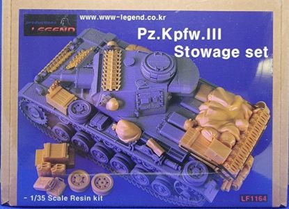 Picture of 1/35 GERMAN Pz.Kpfw.III Stowage set - Legend Productions LF1164