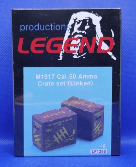 Picture of 1/35 M1917 Cal.50 Ammo Crate set (Linked/8ea) - Legend Productions LF1296