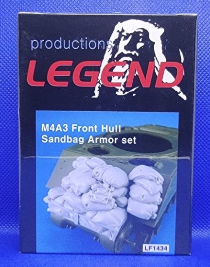 Picture of 1/35 M4A3 Front Hull Sandbag Armor set - Legend Productions LF1434